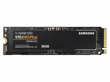 Samsung  
         
       970 Evo Plus 500 GB, SSD interface M.2 NVME, Write speed 3200 MB/s, Read speed 3500 MB/s