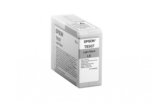 EPSON  
         
       T8507 Ink Cartridge, Light Black image 1
