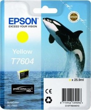 EPSON  
         
       T7604 Ink Cartridge, Yellow