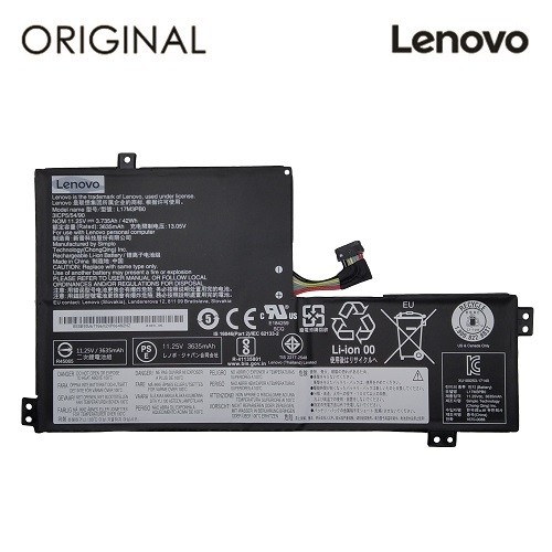 Аккумулятор для ноутбука LENOVO L17M3PB0, 3635mAh, Original image 1