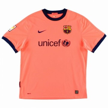 Futbola T-krekls Nike Futbol Club Barcelona 10-11 Away (Third Kit) Replica