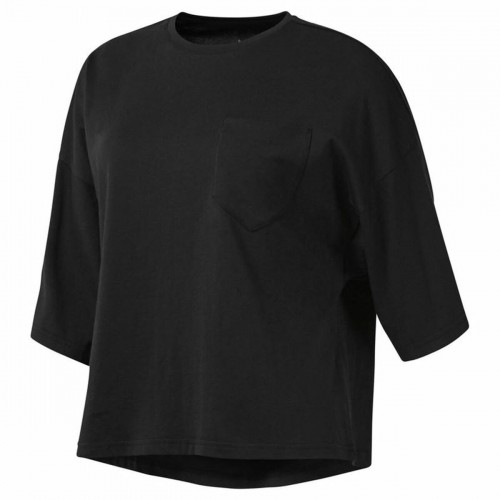 Sieviešu Krekls ar Garām Piedurknēm Reebok Melns image 1