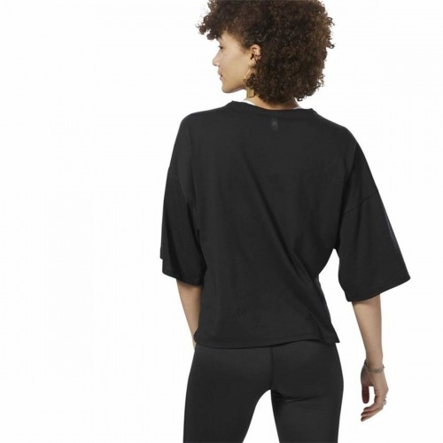 Sieviešu Krekls ar Garām Piedurknēm Reebok Melns image 5