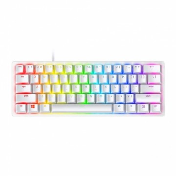 Razer  
         
       Huntsman Mini 60%, Gaming keyboard, Opto-Mechanical, RGB LED light, NORD, White, Wired
