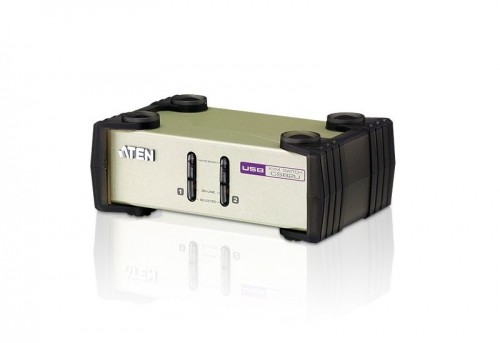 Aten  
         
       2-Port PS/2-USB VGA KVM Switch CS82U-AT image 1
