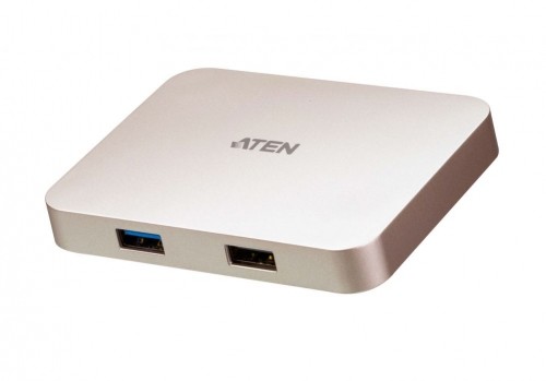 Aten  
         
       USB-C 4K Ultra Mini Dock with Power Pass-through USB 3.0 (3.1 Gen 1) ports quantity 1, USB 2.0 ports quantity 1, HDMI ports quantity 1, USB 3.0 (3.1 Gen 1) Type-C ports quantity 1 image 1