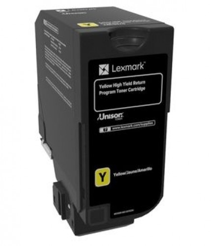 LEXMARK  
         
       Genuine High Capacity Yellow Return Programme 84C2HY0 Toner Cartridge image 1