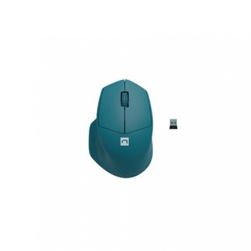 Natec Mouse Siskin 2 	Wireless, Blue, USB Type-A image 1