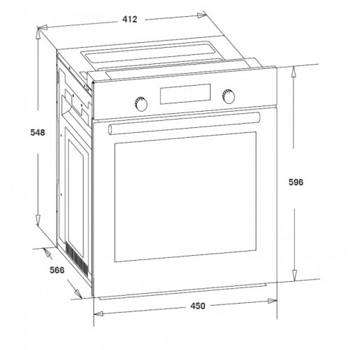 Integrated oven Schlosser OE459DTY image 5