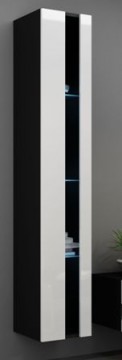 Halmar cabinet VIGO NEW WITR 180 black/white