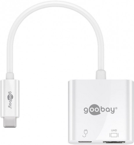 Goobay  
         
       USB-C HDMI Adapter (4k 60 Hz) 	62110 White image 1