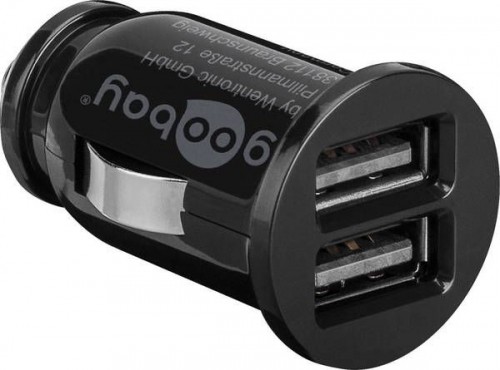 Goobay  
         
       Dual USB car charger 58912 USB 2.0 port A, 3.1 A, 12 V image 1