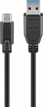 Goobay  
         
       71221 USB-C to USB A 3.0 cable, black, 2m