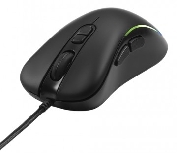 Pelė DELTACO GAMING belaidė, 16.000 DPI, RGB, USB-C/USB-A, juoda / GAM-107