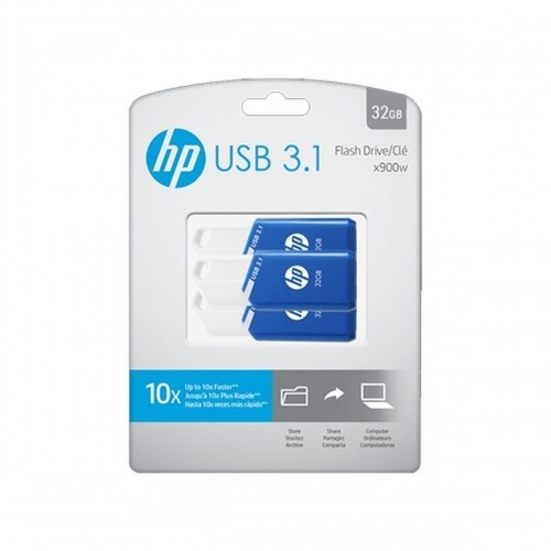 USB Zibatmiņa HP 3 uds 32 GB image 1