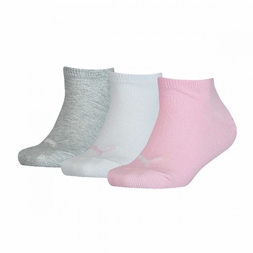 Спортивные носки Puma Kids Invisible Серый Розовый Белый 3 штук image 1