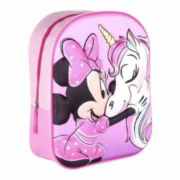 Skolas soma Minnie Mouse Rozā (25 x 31 x 10 cm)