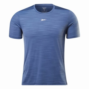 Vīriešu Krekls ar Īsām Piedurknēm Reebok Tech Style Activchill Move Zils