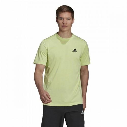 Vīriešu Krekls ar Īsām Piedurknēm Adidas Aeroready Designed 2 Move Zaļš image 3
