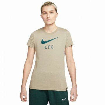 Sieviešu Krekls ar Īsām Piedurknēm Nike Liverpool FC Brūns