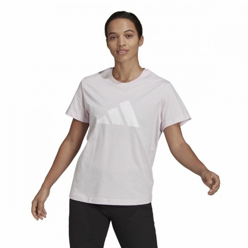 Sieviešu Krekls ar Īsām Piedurknēm Adidas Future Icons Rozā image 3