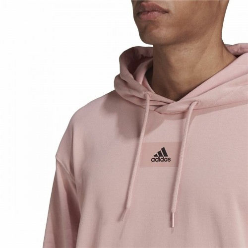 Vīriešu Sporta Krekls ar Kapuci Adidas Essentials Rozā image 4