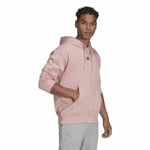 Толстовка с капюшоном мужская Adidas Essentials Розовый image 5