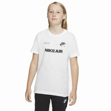 Krekls ar Īsām Piedurknēm Bērniem Nike Air Balts