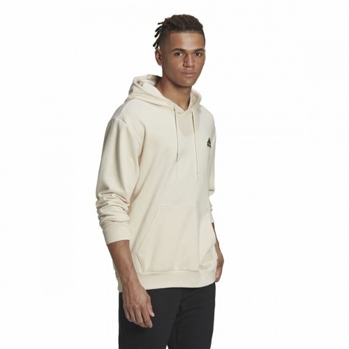Толстовка с капюшоном мужская Adidas Essentials Feelcomfy Бежевый image 5