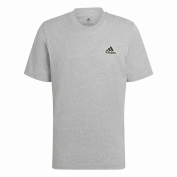 Vīriešu Krekls ar Īsām Piedurknēm Adidas Essentials Feelcomfy Pelēks
