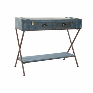 Mazs galdiņš DKD Home Decor Zils Metāls Bērzs (101 x 42 x 82 cm)