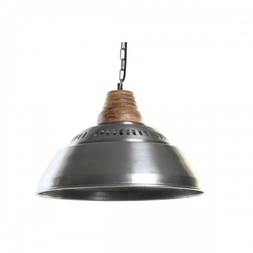 Потолочный светильник DKD Home Decor Серебристый Коричневый Железо Древесина манго 50 W (43 x 43 x 31 cm) image 1