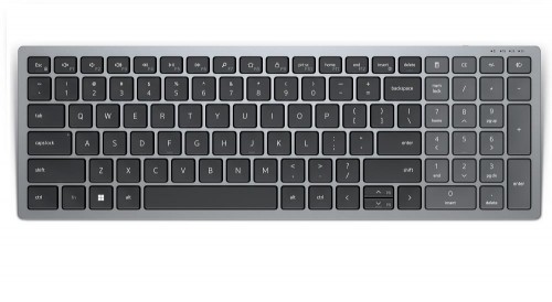 Dell Keyboard KB740 Wireless, US, 2.4 GHz, Bluetooth 5.0, Titan Gray image 1
