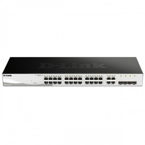 Slēdzis D-Link DGS-1210-24/E Melns Ethernet LAN 10/100/1000 24 x RJ45 image 1
