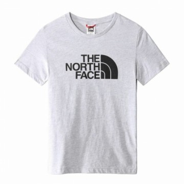 Krekls ar Īsām Piedurknēm Bērniem The North Face Easy Pelēks