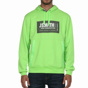 Vīriešu Sporta Krekls ar Kapuci John Smith Siete verde Laima zaļa