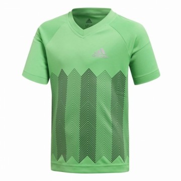 Bērnu Īspiedurkņu Futbola Krekls Adidas Gaiši zaļš