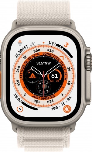 Apple Watch Ultra GPS + Cellular 49mm Alpine Loop, starlight (MQFQ3EL/A) image 2