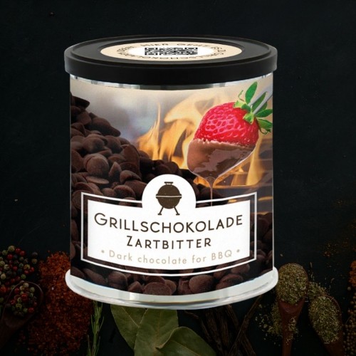 ROCK'N'RUBS RnR juodo šokolado gabaliukai "Grillscchokolade Zartbitter / Dark Chocolate For BBQ", 200 g image 1