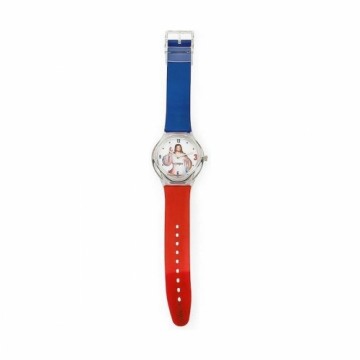 Часы унисекс Amen GESÙ Rosso Blu (Ø 39 mm)