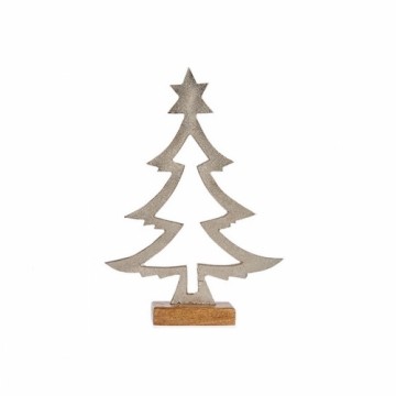 Krist+ Новогодняя ёлка Серебристый Металл Деревянный (5 x 29 x 20,5 cm)