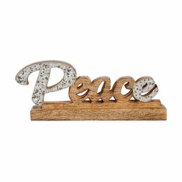 Krist+ Декоративная фигура Peace Пурпурин Деревянный (6 x 13 x 31 cm)