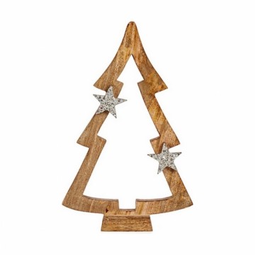 Krist+ Новогодняя ёлка Коричневый Серебристый Деревянный (7 x 50 x 32 cm)