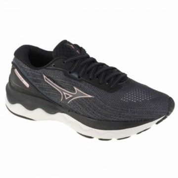 Skriešanas Apavi Pieaugušajiem Mizuno Wave Skyrise 3 Dāma Melns