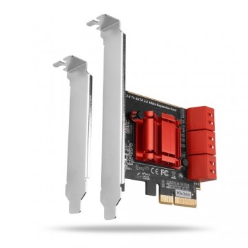 Axagon PCIe Controller 6x internal SATA 6G port + LP PCES-SA6