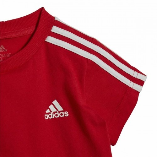 Спортивный костюм для малышей Adidas Three Stripes Красный image 3