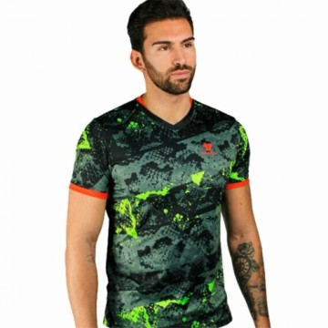 Īsroku Sporta T-krekls Cartri Castri Cobra Zaļš Tenisa Melns