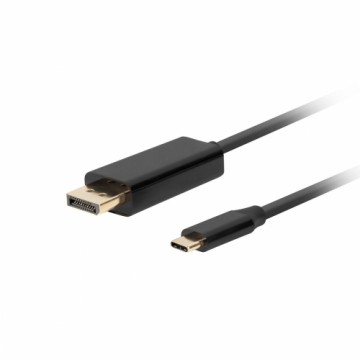 USB C uz Display Porta Adapteris Lanberg CA-CMDP-10CU-0018-BK Melns 1,8 m