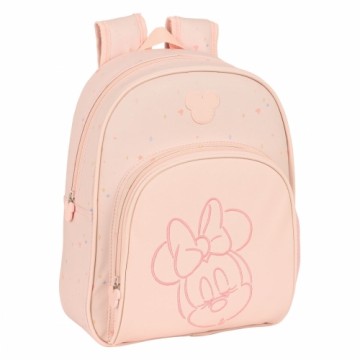 Skolas soma Minnie Mouse Baby Rozā (28 x 34 x 10 cm)