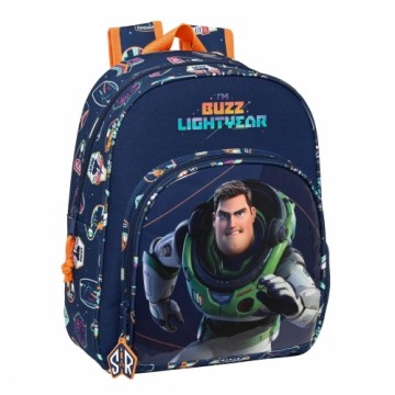 Школьный рюкзак Buzz Lightyear Тёмно Синий (28 x 34 x 10 cm)